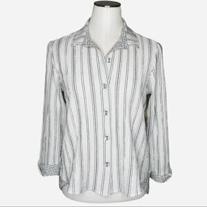 Habitat Striped Contrast Gusset Shirt size XS